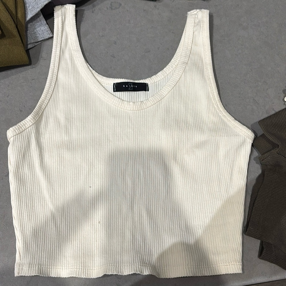 21 Saints White Tank